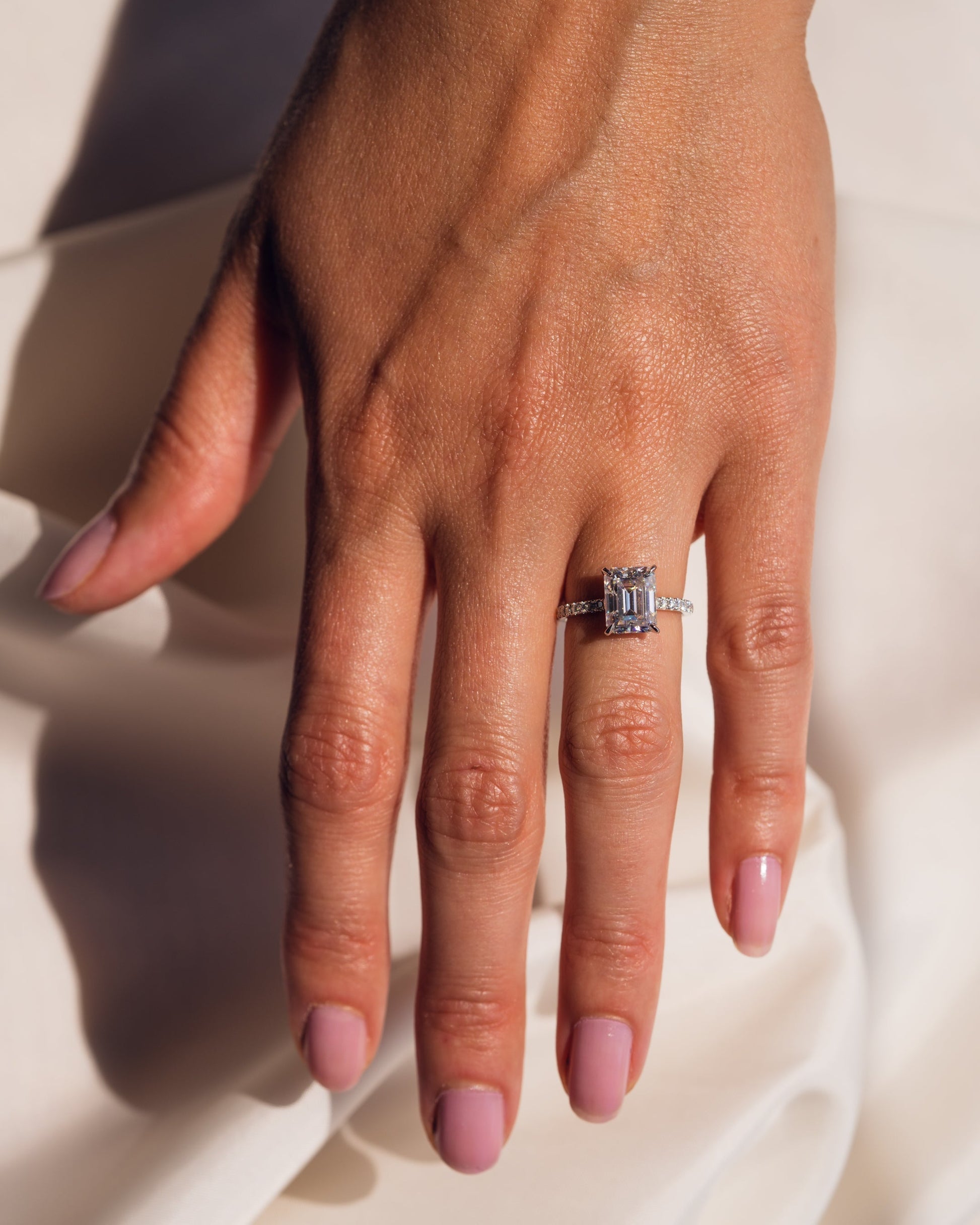 Jasmine (with Pavé) - Emerald