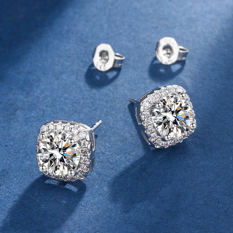 Aria Square Radiant Set | White Gold