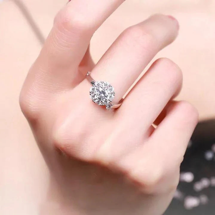 Aurea Fidessa Ring | White Gold