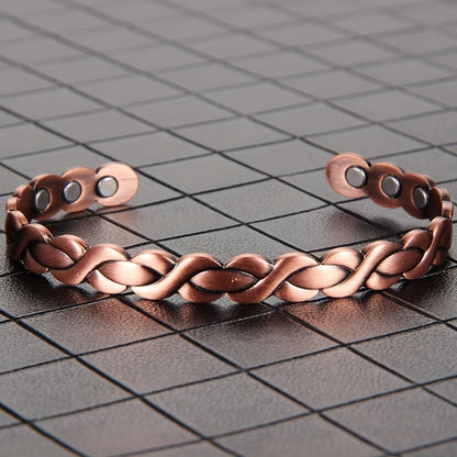 Braided Harmony Copper Bracelet