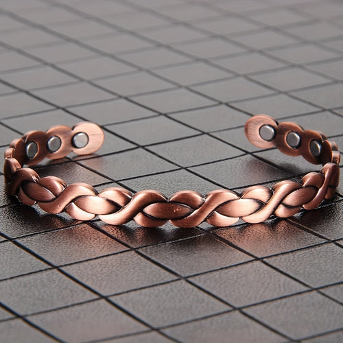 Braided Harmony Copper Bracelet