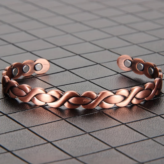 Braided Harmony Copper Bracelet