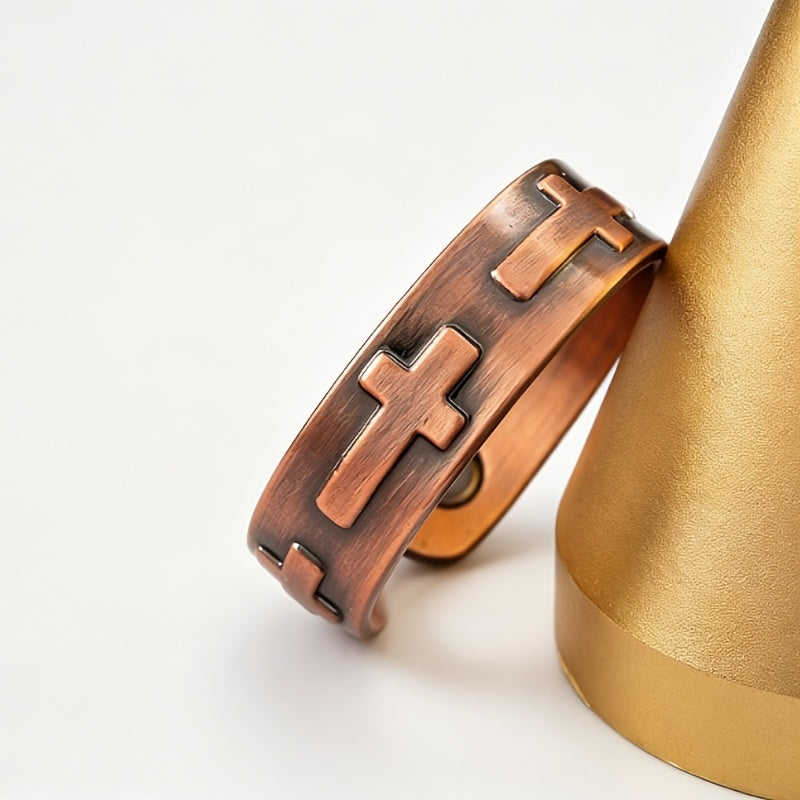 Cross Relic Copper Ring