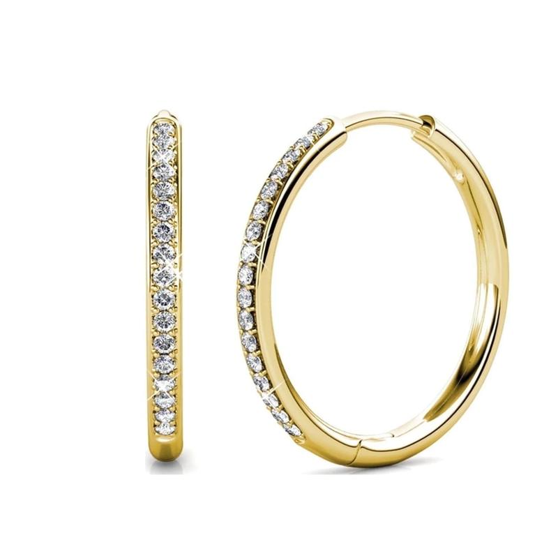 Sorel Pave Earrings in gold