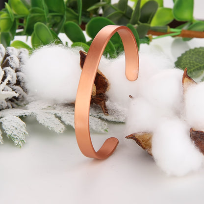 Minimalist Copper Cuff Bracelet