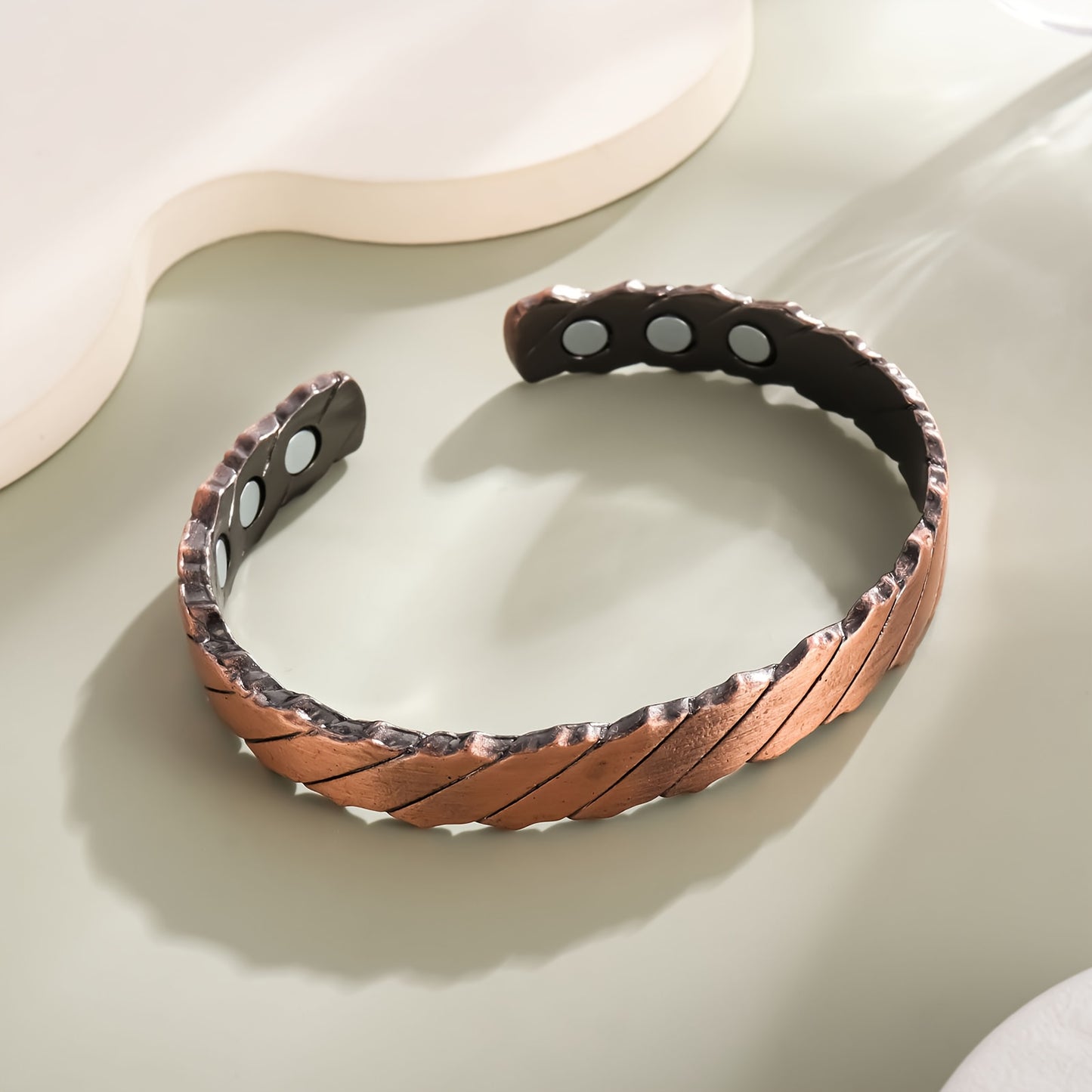 Eliana Ridge Copper Bracelet