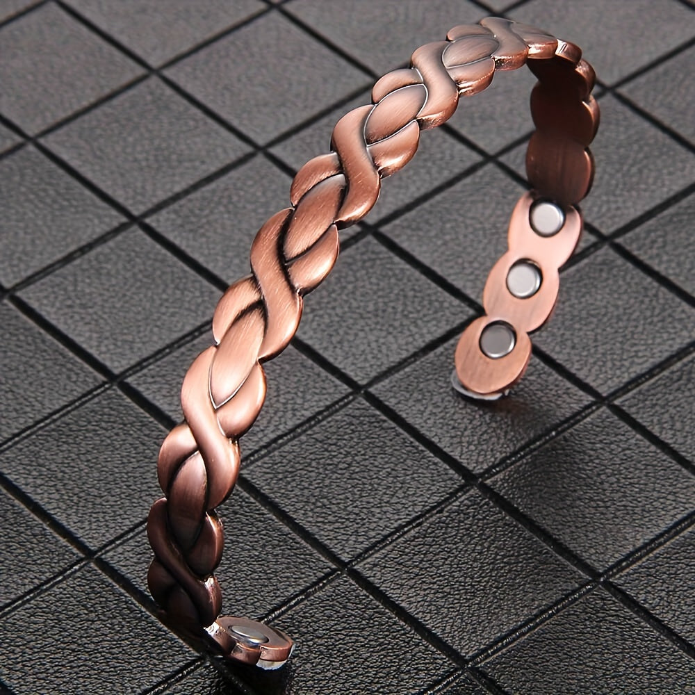 Braided Harmony Copper Bracelet