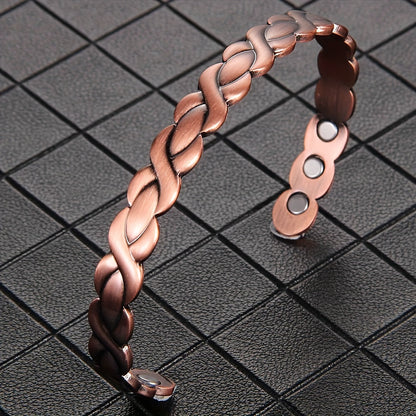 Braided Harmony Copper Bracelet