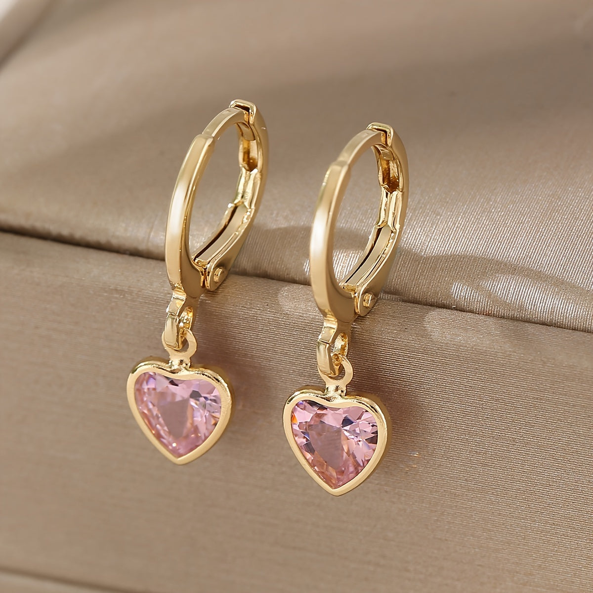 Cupid Charm Drop Earrings | Gold