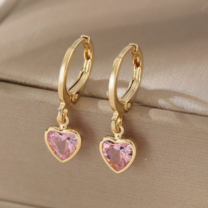 Cupid Charm Drop Earrings | Gold
