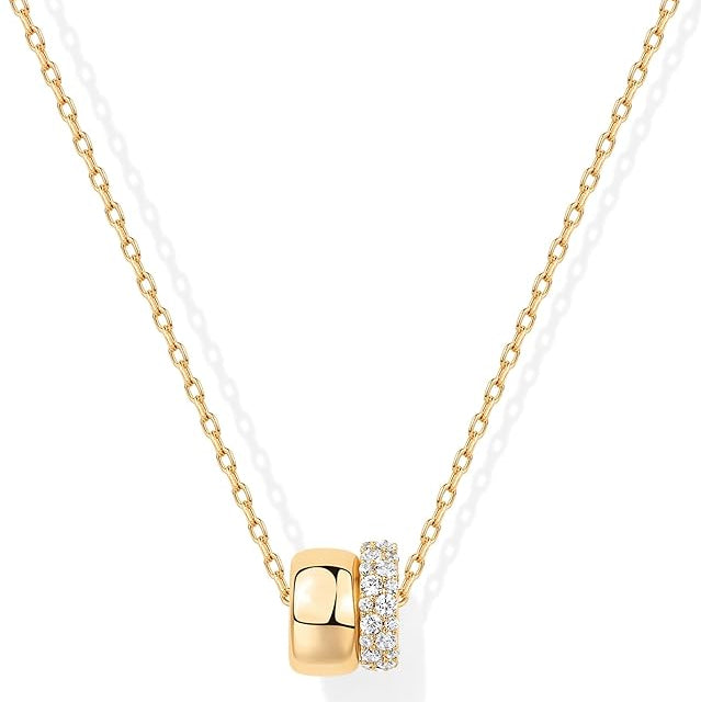 Lumi Duo Necklace | Gold
