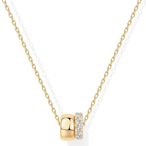 Lumi Duo Necklace | Gold