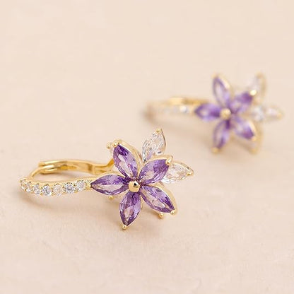 Amethelis Flora Earrings | Gold