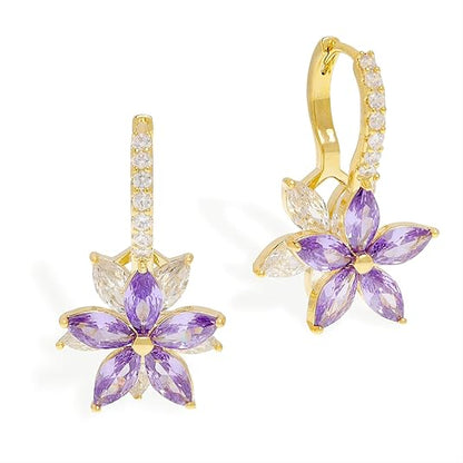 Amethelis Flora Earrings | Gold