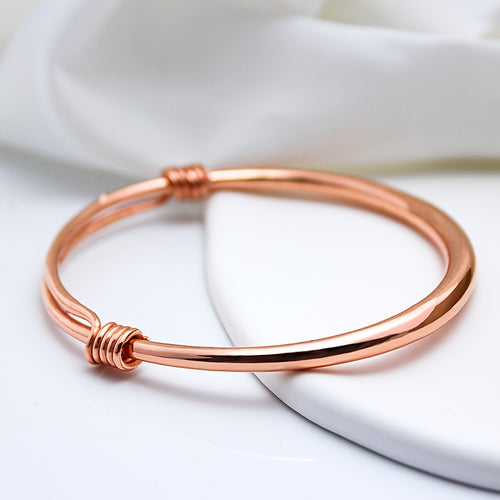 Serene Twist Copper Bracelet