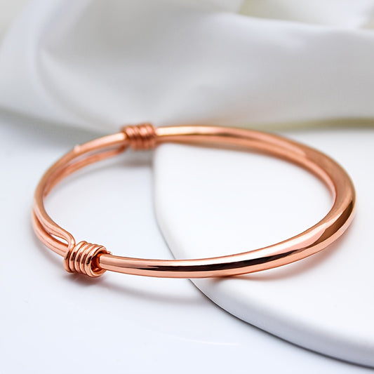 Serene Twist Copper Bracelet