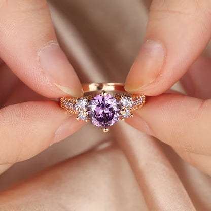 Celia Virelyn Ring | Rose Gold