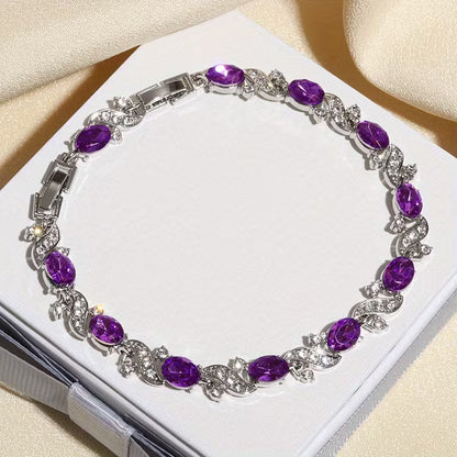Giada Valethyst Bracelet | White Gold
