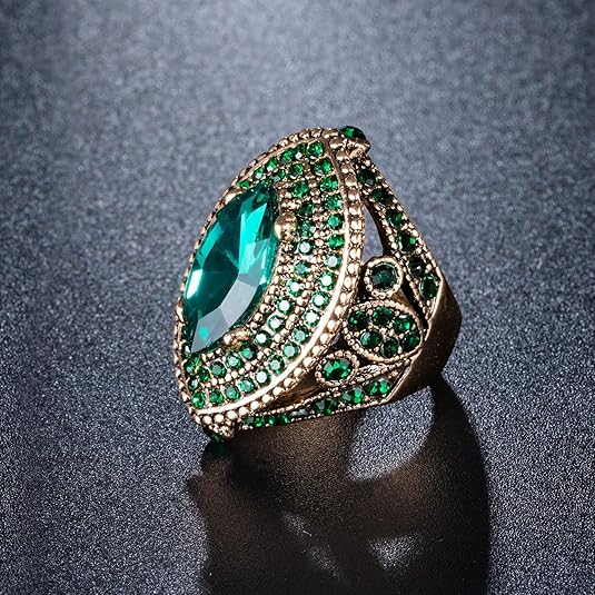 Emerald Regent Ring | Gold