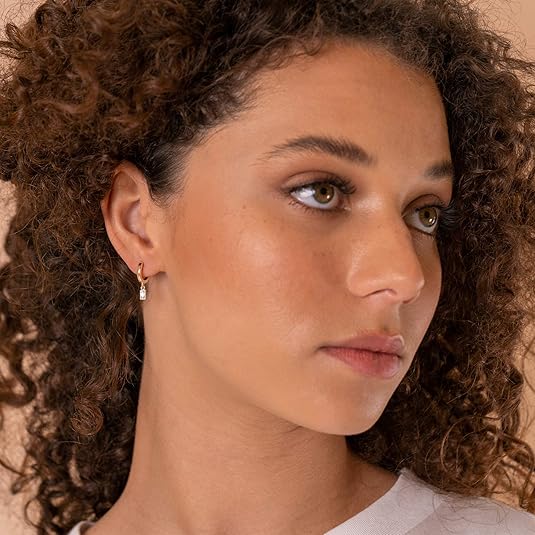 Bar Drop Earrings | Gold