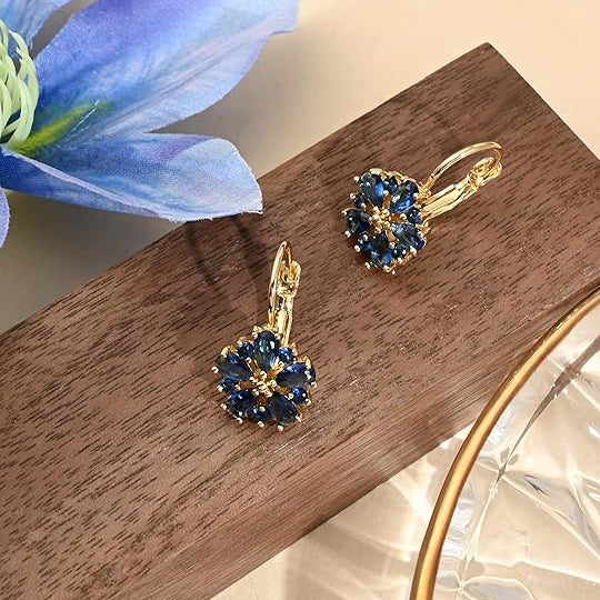 Calina Flower Earrings | Gold