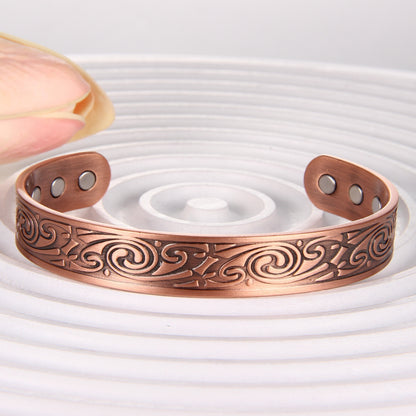 Mystic Scroll Copper Bracelet