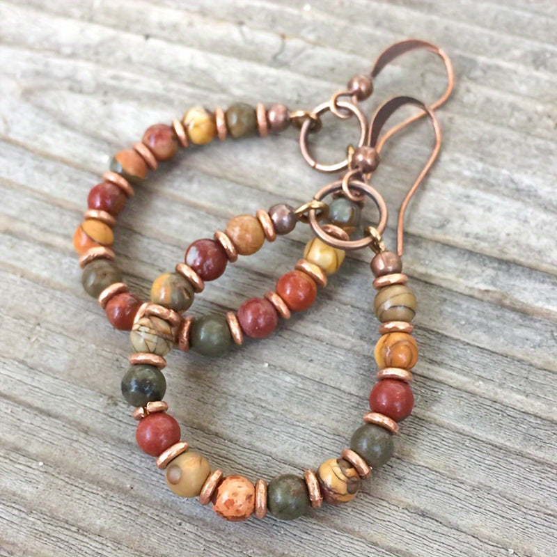 Sylvie Woodland Copper Earrings