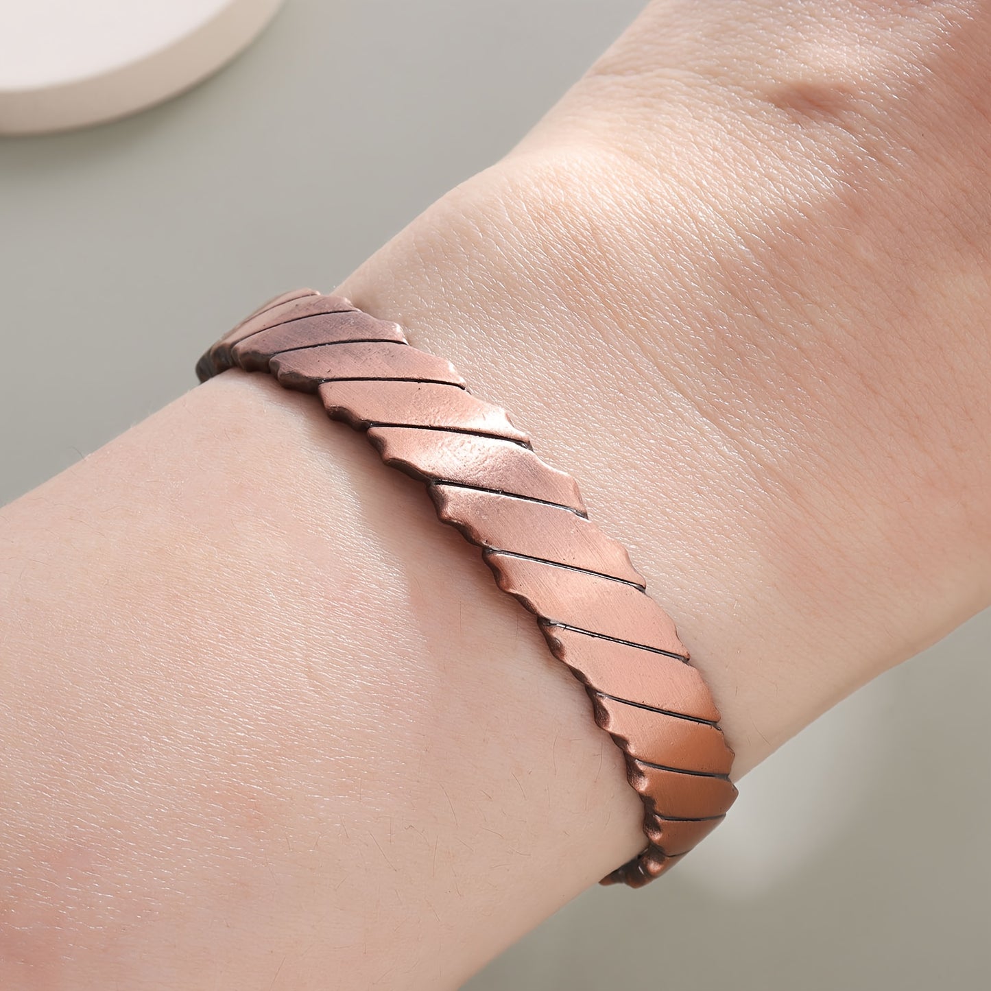 Eliana Ridge Copper Bracelet