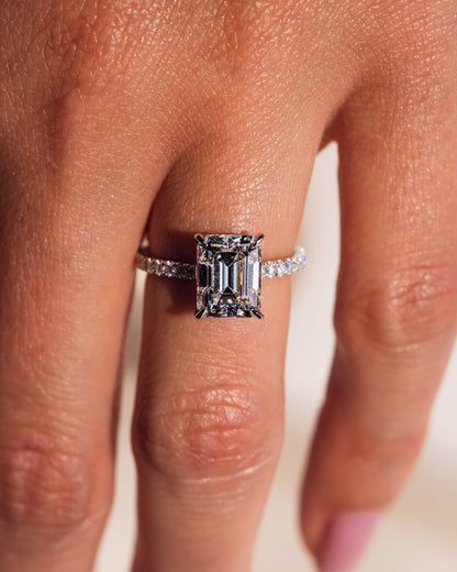 Jasmine (with Pavé) - Emerald