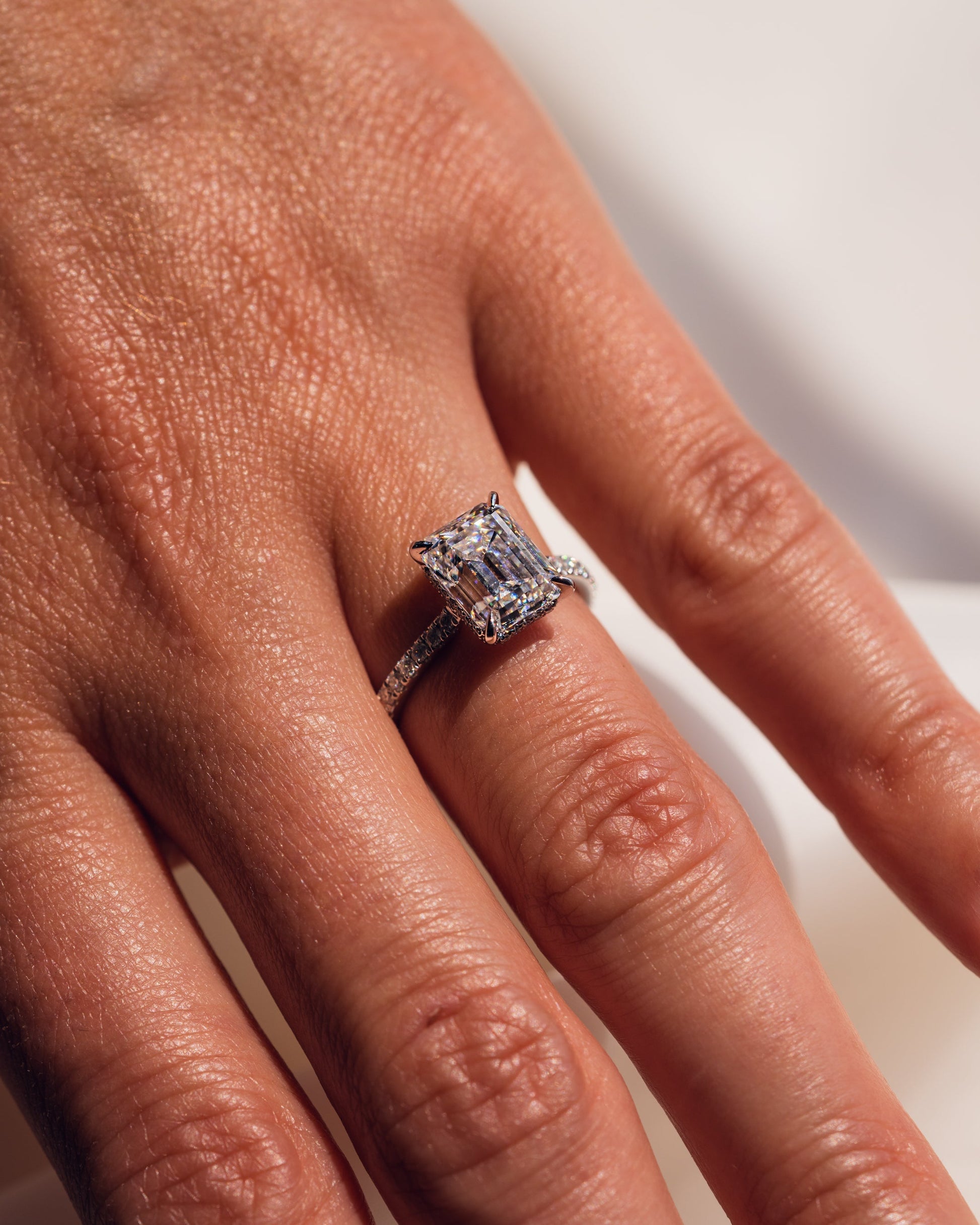 Jasmine (with Pavé) - Emerald