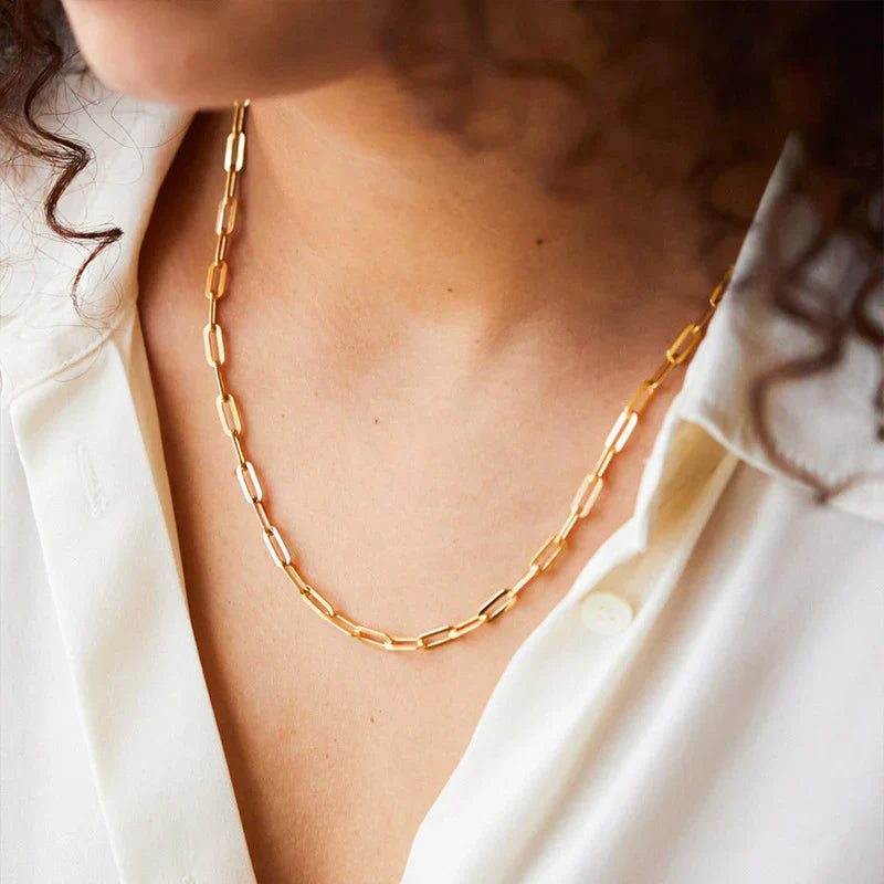 Archen Elegant Chain Necklace | Gold