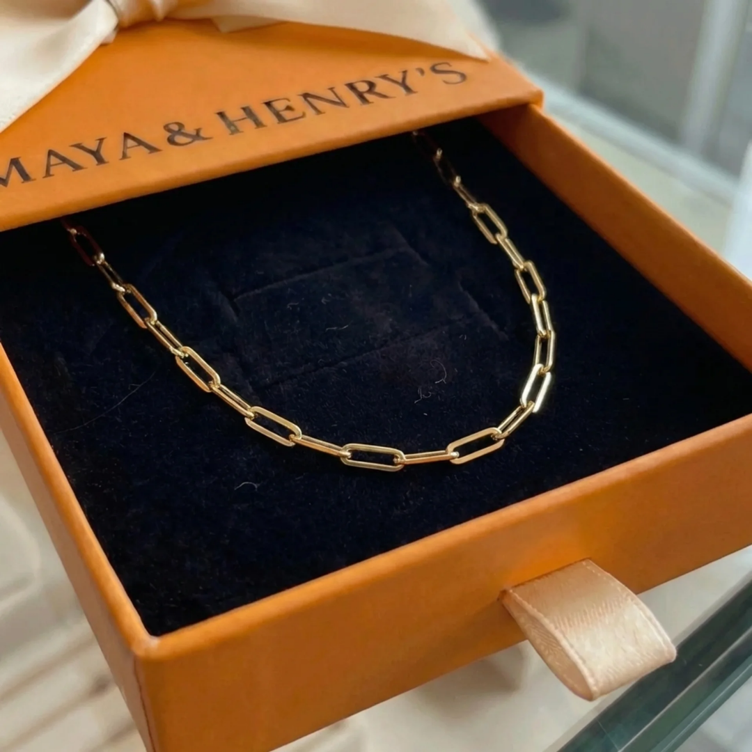 Archen Elegant Chain Necklace | Gold