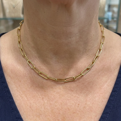 Archen Elegant Chain Necklace | Gold