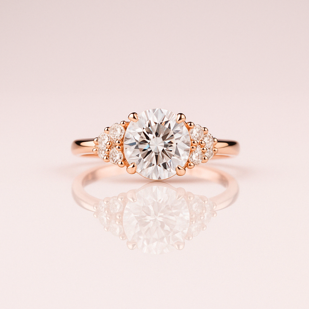 Hailley - Oval & Half Moon | Gold