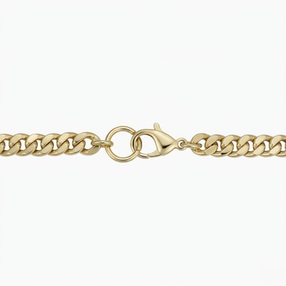 Estate Cuban Bracelet - Gold