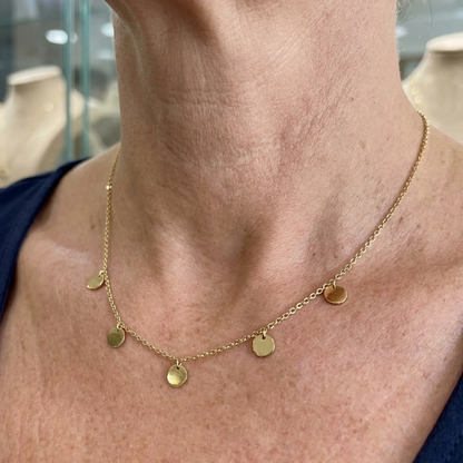 Funky Buddha Necklace | Gold