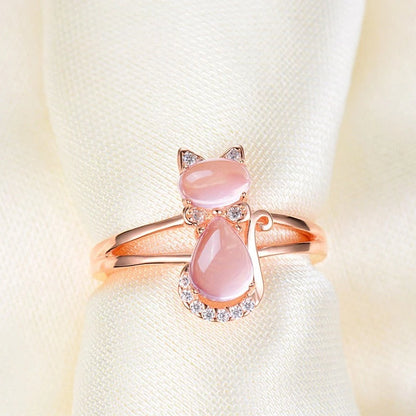 Cat Ring in Rose Gold | Rose Gold