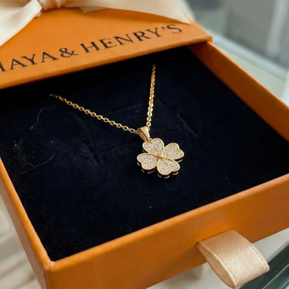 Heart Bloom Necklace | Gold
