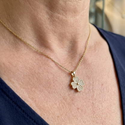 Heart Bloom Necklace | Gold