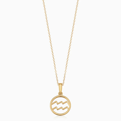 Zodiac sign necklace - Gold