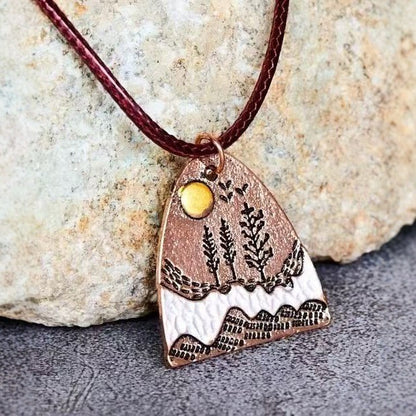 Etta Horizon Copper Necklace