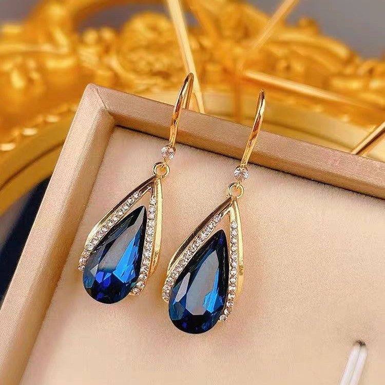 Azura Teardrop Earrings | Gold