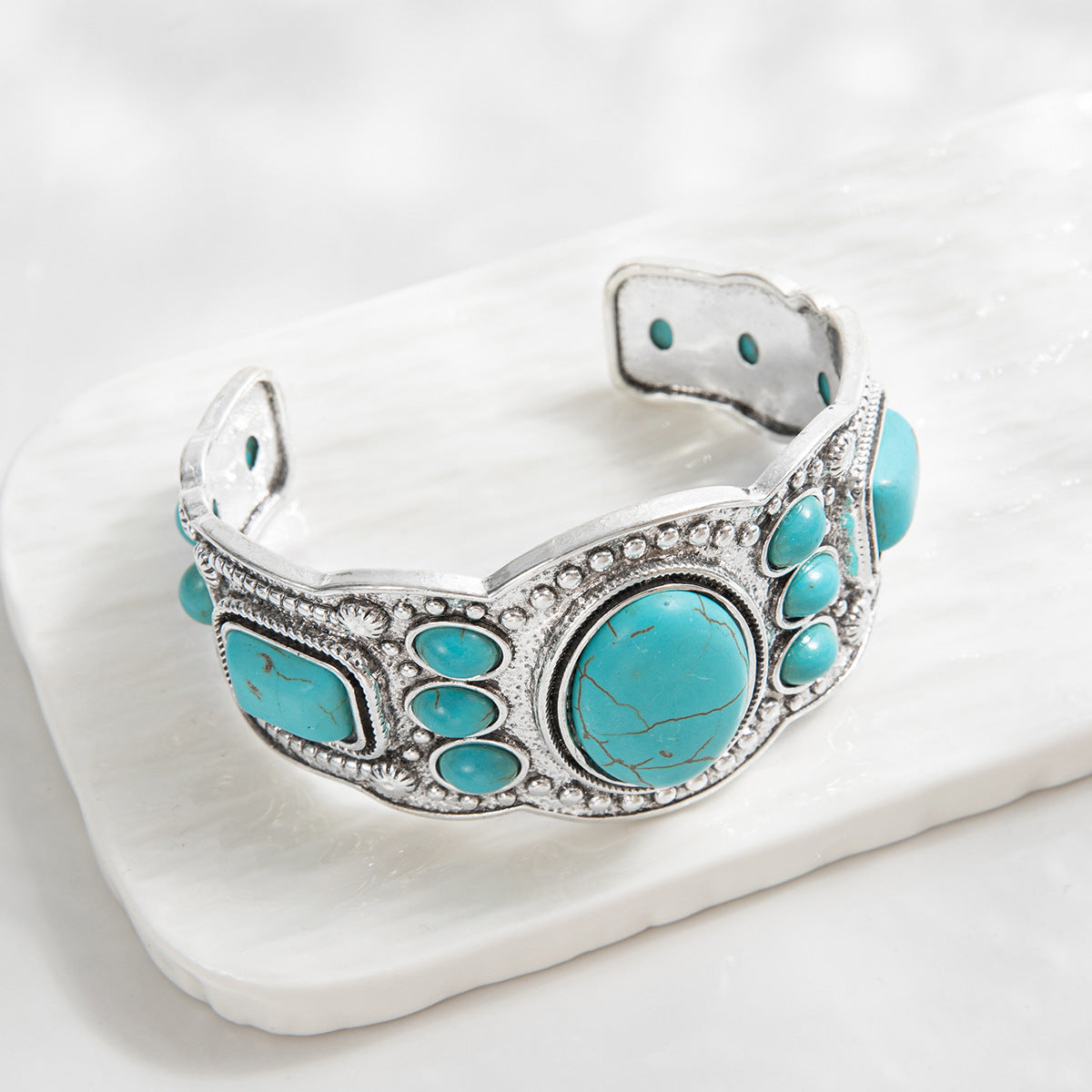 Valencrest Sky Cuff Bracelet | White Gold