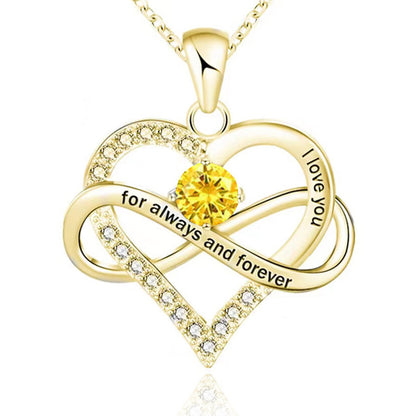 Always and Forever Birthstone Necklace