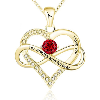 Always and Forever Birthstone Necklace
