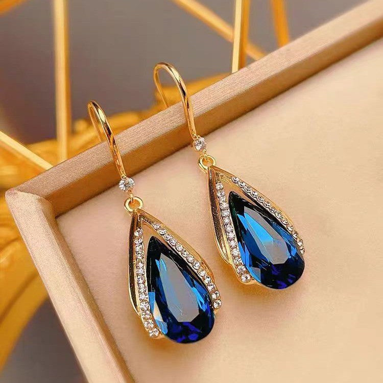 Azura Teardrop Earrings | Gold