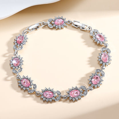 Iridessa Pinkthorn Bracelet | White Gold