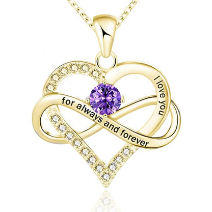 Always and Forever Birthstone Necklace