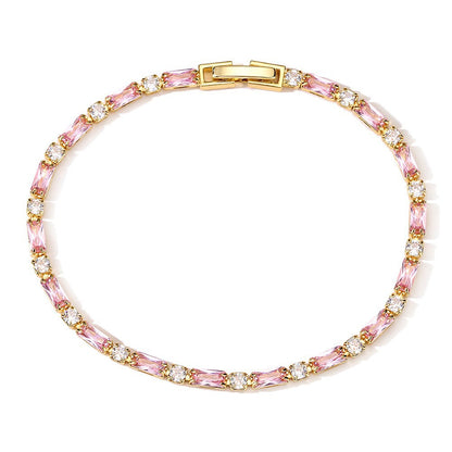 Peony Spark Tennis Bracelet | Gold