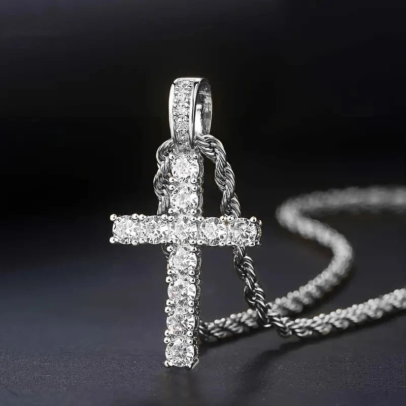 Cross necklace | Gold